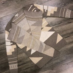 Woven Heart small open cardigan